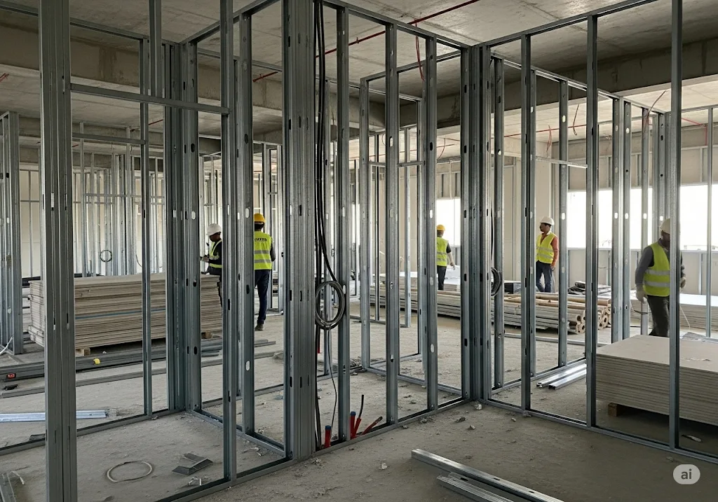 معالجة الفواصل والتشطيب